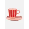 Marimekko skodelica s podstavkom iz kamenine 50 ml