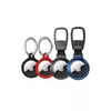 NEXT ONE Silicone Clips & Aluminium Carabiners for AirTag - 4 pack (ATG-PACK-ALUSIL)