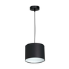 Luster na kablu ARDEN 1xE27/60W/230V prečnik 18 cm crna/bela