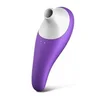 Stimulator za klitoris Robert, 13cm, Teget-beli