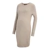 Vero Moda Maternity Pletena obleka VMMDOFFY svetlo rjava