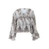 VERO MODA Bluza VMTARA svetlo modra/črna