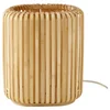 VARPTROSS Stona lampa, bambus, 26 cm