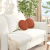 Jastučići za sjedenje 2 pcs Crvena narančasta O30 x 13 cm