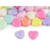 Plastične kroglice zvezda, srce, cvet 20 g - (13x13 mm) mix srce