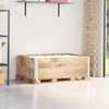 Vidaxl vidaXL Paletne ograje, 2 kosa, 120 x 80 cm, masivni borov les