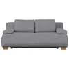 Novel ZOFA BOXSPRING, svetlo siva les, kovina, tekstil