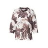 MORE & MORE Bluza modra / roza / bordo / off-bela