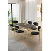 Hanah Home Trpezarijski set, 7 komada, Crni