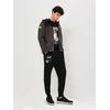 Sinsay - Tapered fit pantalone NASA - crno