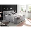 MID.YOU POSTELJA BOXSPRING 180 cm x 200 cm , tekstil siva