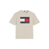 TOMMY HILFIGER Majica HERITAGE  bež / rdeča / črna / bela