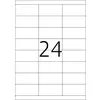 Etikete 70X33,8 A4/24 1/100 bela