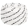 Pleteni brodski konop bijeli 20 mm x 50 m poliesterski