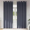 Zavjese za blackout s prstenovima 2 pcs Antracit 245 x 140 cm