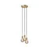 Nordlux - Luster na sajli PACO 3xE27/25W/230V mesing
