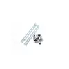 1U fixed shelf 19, depth 650 mm, load capacity 25 kg, mounting at 4 points, screws and bracket included, black (RAL 9005)