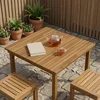 Gornji dio stola 80 x 80 x 3,5 cm Četvrtasti Čvrsto teak drvo