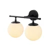 Opviq Roe 10745 Zidna lampa, Crno-Bela