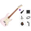 PSD Guitars STC-100 Premium SET Pink Električna kitara