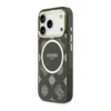 Maska Guess IML Peony Dot MagSafe za iPhone 17 Pro siva