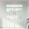 Voile zavjese s petljama 2 kom svijetlo sive 140x245 cm