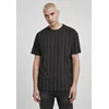 Oversized Pinstripe Tee black