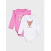 Sinsay - Pamučni bodi sa printom 2 pack Bambi - krem