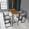 Atelier del Sofa Set 4 barske stolice i barski sto Nordic Šareni