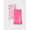 Sinsay - Pamučne zvonaste helanke 2 pack Minnie Mouse - roze