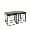 Hanah Home Defne Set Klub stolova, 3 komada, Antracit