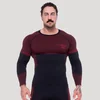 GymBeam OG1 Seamless Longsleeve Black/Red L