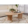 Nordure Klub sto Sable, 119x60x40cm, Braon