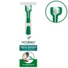 VETS BEST Trostrana četkica za zube pasa Dental Triple Headed Toothbrush, Zelena