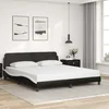 Okvir za krevet Dover crno-bijeli 180x200 cm umjetna koža