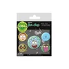 Bedževi Rick and Morty - Heads