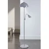 Podna lampa Devin, Siva