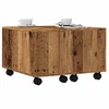 Stol za kavu staro drvo 60x60x38 cm konstruiranog drva