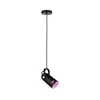 Paulmann 79766 - 1xE27/15W Luster na sajli LAVEA 230V crna