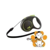 Flexi Black Design Cord S, 5m, Povodac Za Pse U Zelenoj Boji
