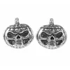 Uhani ALCHEMY GOTHIC - Pumpkin Skull - E450