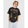 Vitriol Vintage Horror Movie Crop T-Shirt vintage black