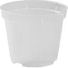 Cvetlični lonček - posoda za orhideje - 8 cm, 0,22 l, prozoren