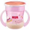 NUK Magic Cup Mini skodelica z ročaji 6m+ Pink 160 ml 160 ml