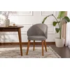 HANAH HOME Set 2 stolice Bentley Grey Dark Oak