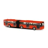 Kovinski zglobni avtobus rdeč Bratislava/ČB 18 cm