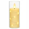 shumee LED dekorativna sveča z efektom plamena, vložek za svečo, baterije 12,5 cm, 18 LED diod