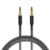 Cascha kitarski kabel Professional Line Guitar Cable, Straight, Tweed Black 9m