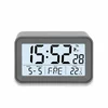 ADE elektronska ura s koledarjem in termometrom, 10,5 x 6,5 x 4 cm, siva