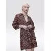 LOLA CASADEMUNT Srajčna obleka MS2616017 Rjava Regular Fit
